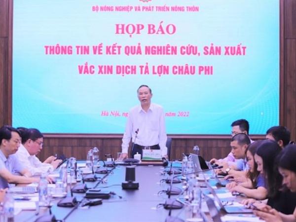 Việt Nam chính thức sản xuất được vaccine dịch tả lợn châu Phi
